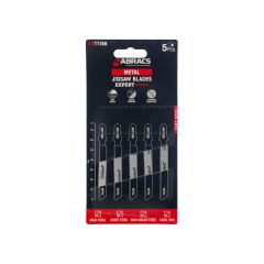 Abracs 5pc Jigsaw Blade - 2.3mm Teeth For Standard Metal