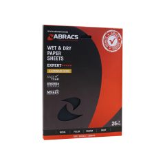 Abracs Waterproof Paper Sheets - 230 x 280mm x 320 Grit