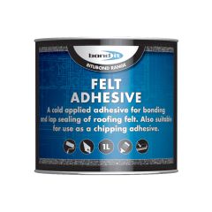 Heavy Duty Felt Adhesive. Black. Size 1 Litre.  (Delivery Within 7-10 Days)