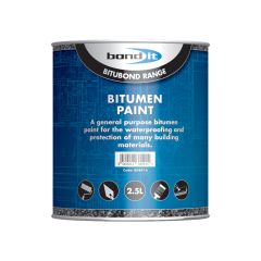 Bitumen Paint. Black. Size 2.5 Litre.  (Delivery Within 7-10 Days)