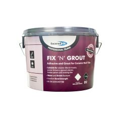 Fix'n'Grout. Ready Mix Tile Adhesive & Grout. Brilliant Wht. Size 3.75kg.  (Delivery 7-10 Days)