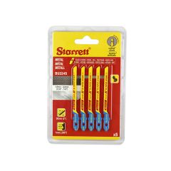 Starrett Jigsaw Blades Metal - 50x4.55 x1.05 24Tpi - Pack of 5