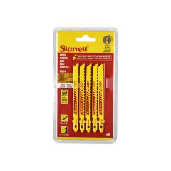 Starrett Jigsaw Blades Wood - 75x7.55 x1.35 6Tpi - Pack of 5