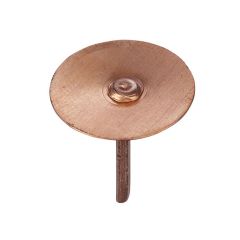 Copper Disc Rivets - 3/4" (20mm). Bag of 100.