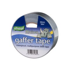 Cloth Gaffer Tape Silver - 50mm x 50M