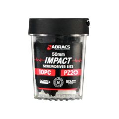 Abracs Impact Screw Driver Bit PZ2 (10pc) - 50mm