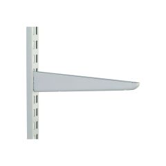 370mm (11315)Twin Slot Bracket with 3" Base White