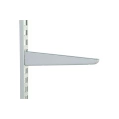 370mm (11215) Twin Slot Bracket White