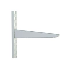 470mm (11319) Twin Slot Bracket with 3" Base White